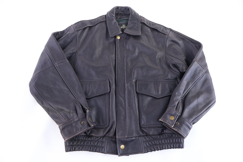 Vintage RedHead Black Full Zip Leather Jacket product image 1