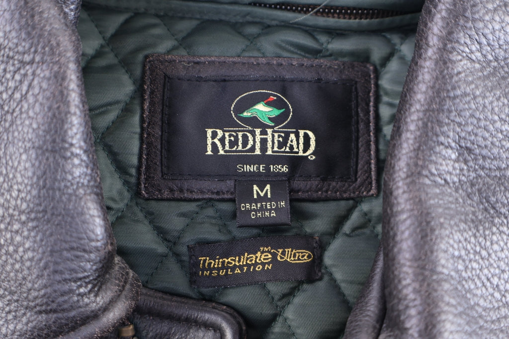 Vintage RedHead Black Full Zip Leather Jacket product image 3