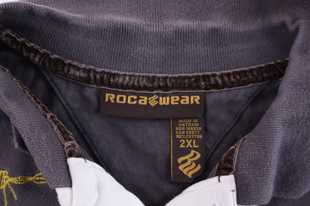 Vintage Rocawear Embroidered Button Up