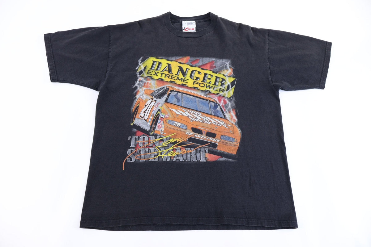 Vintage Tony Stewart Danger Extreme Power Racing T-shirt product image 1