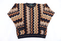 Vintage Tundra Multipattern Knit Sweater