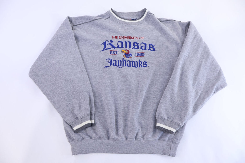 Vintage University of Kansas Jayhawk Sweatshirt product image 1