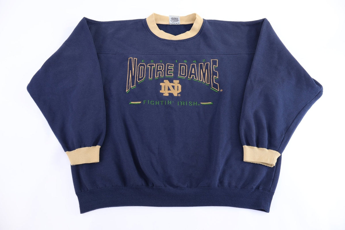 Vintage University of Notre Dame Embroidered Sweatshirt product image 1