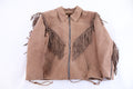 Women's Antelope Creek Leather Full Zip Fringe Jacket product image 1
