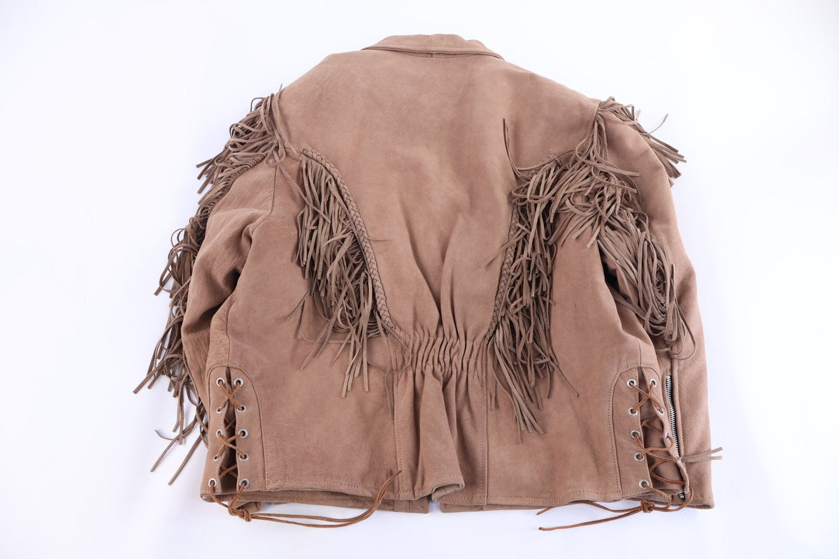Women's Antelope Creek Leather Full Zip Fringe Jacket product image 2