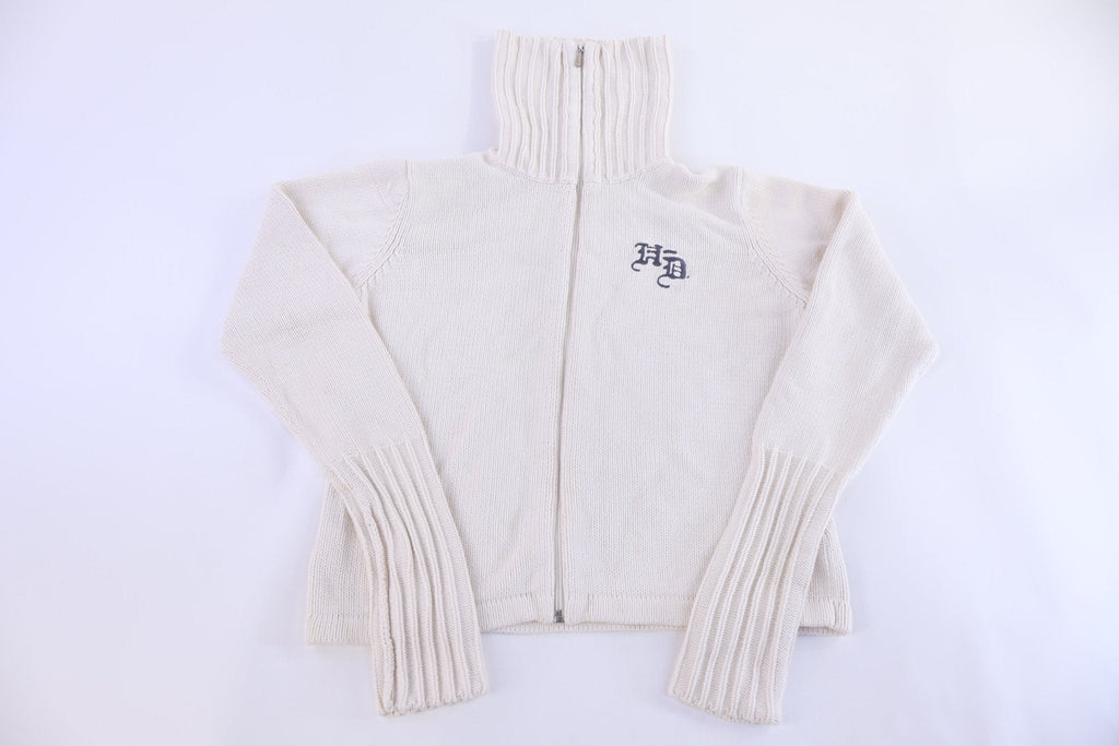 Women's Harley Davidson Motorcycles Full Zip Knit Sweater