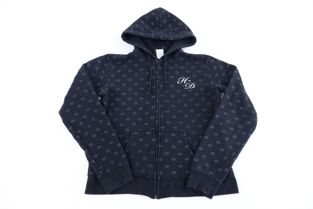 Women's Harley Davidson Motorcycles Full Zip Sweater