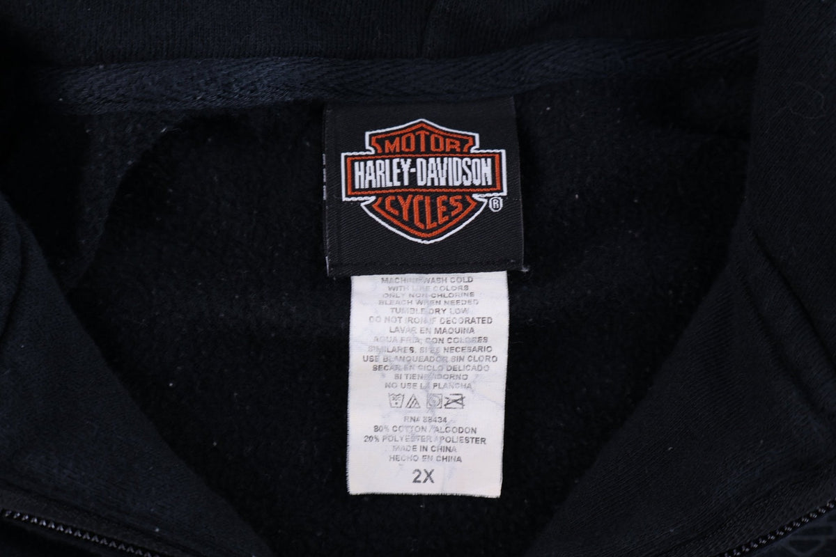 Women's Harley Davidson Motorcycles Full Zip Sweater