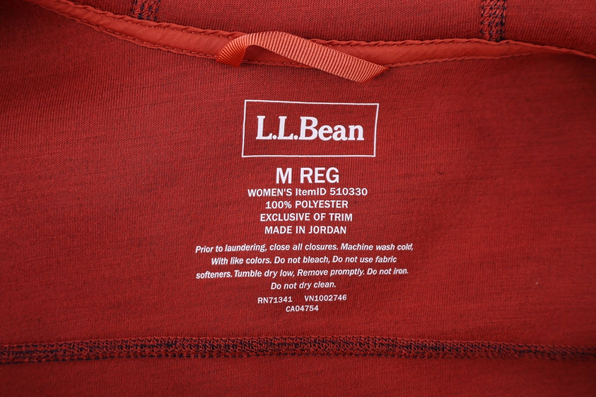 Women's L.L. Bean Logo Patch Blue Full Zip Jacket product image 3