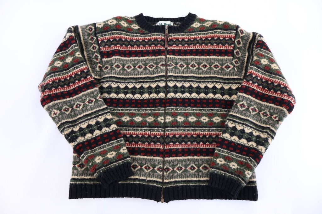 Women's L.L. Bean Multipattern Knit Sweater