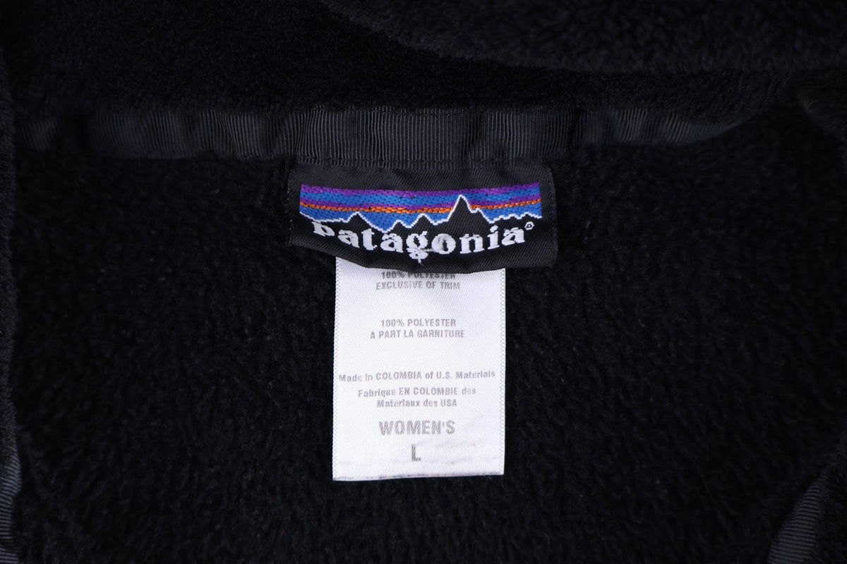 Women's Patagonia Logo Patch Black Pullover
