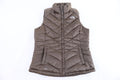 Women's The North Face Embroidered Logo Brown Full Zip Vest