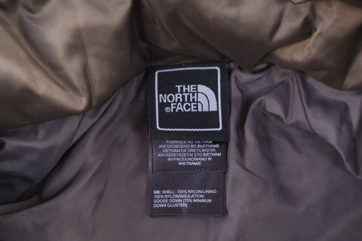 Women's The North Face Embroidered Logo Brown Full Zip Vest