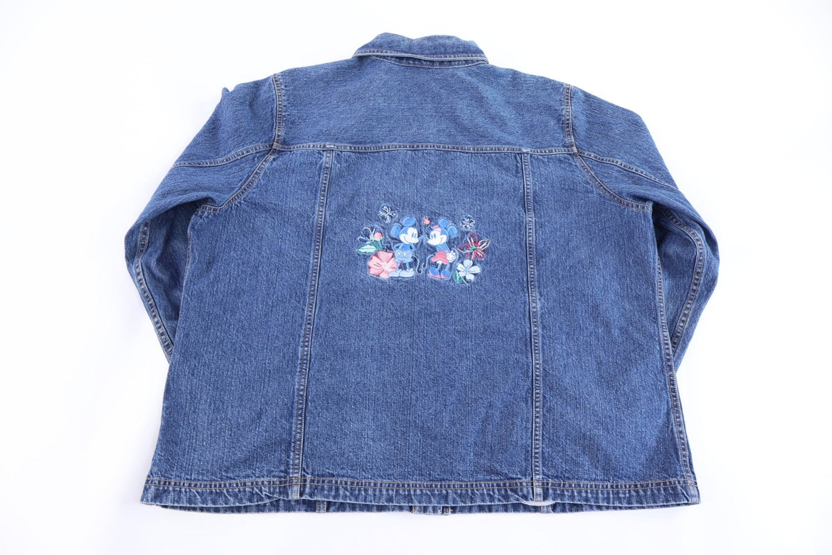 Women's Vintage Disney Embroidered Denim Jacket product image 2