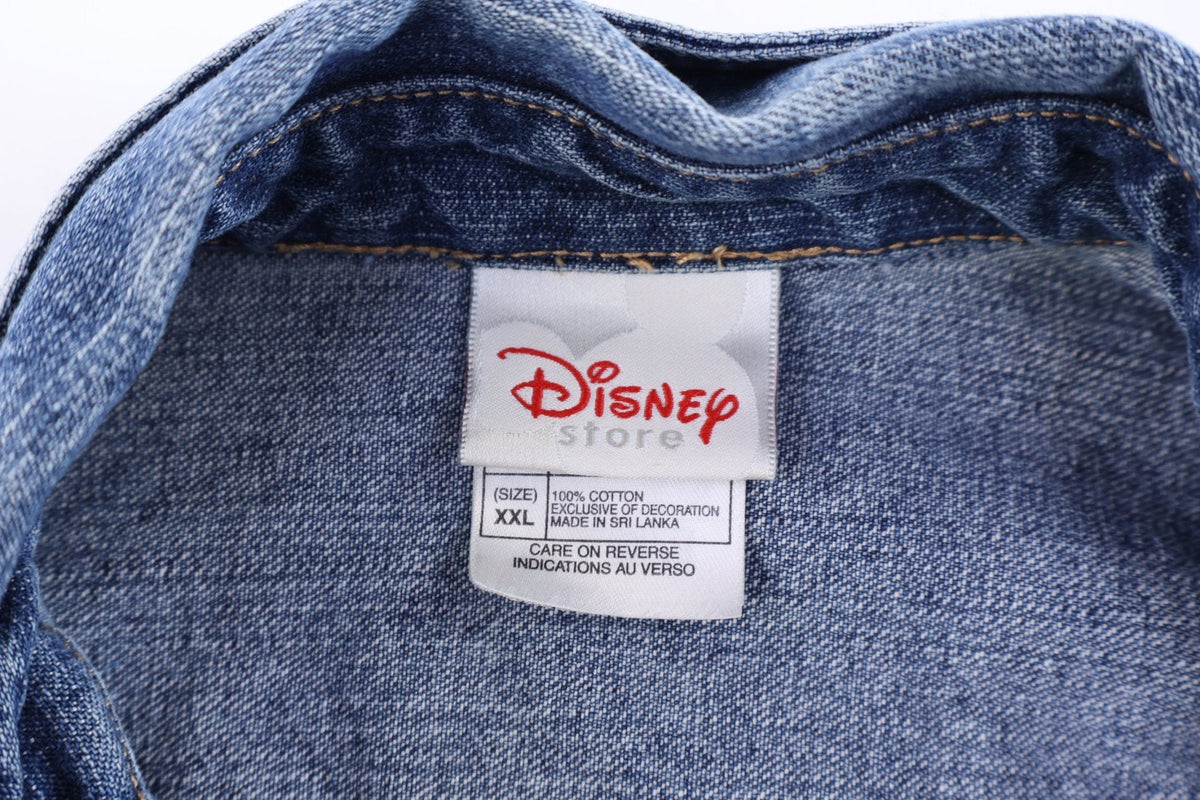 Women's Vintage Disney Embroidered Denim Jacket product image 3
