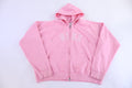 Women's Vintage Nike Pink Full Zip Sweater