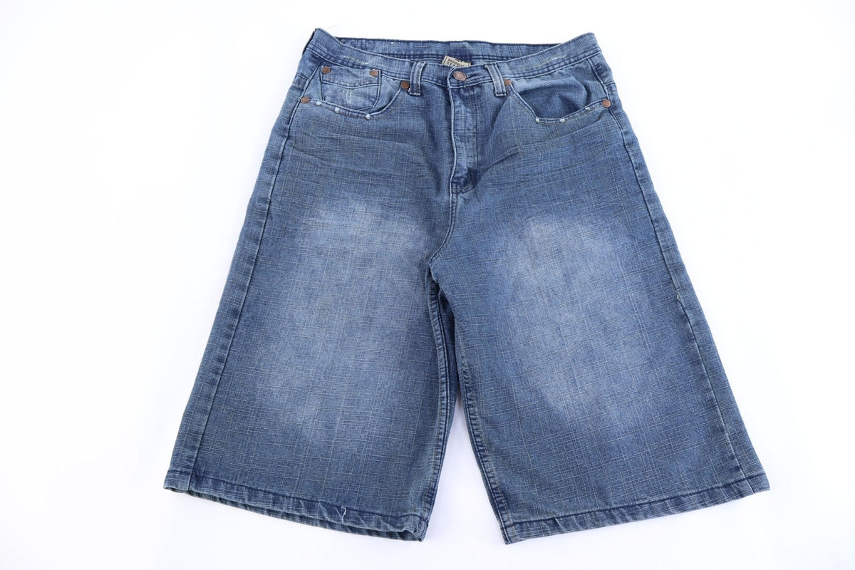 Y2K Brooklyn Xpress Dark Wash Denim Shorts product image 2