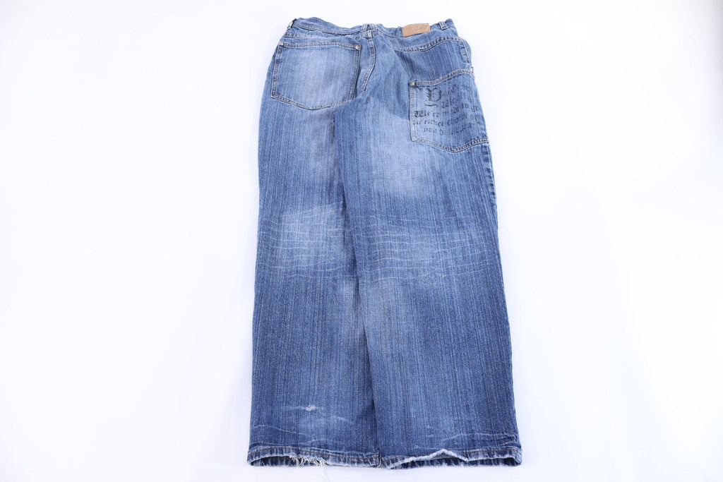 Y2K Makaveli Medium Wash Denim Jeans product image 2