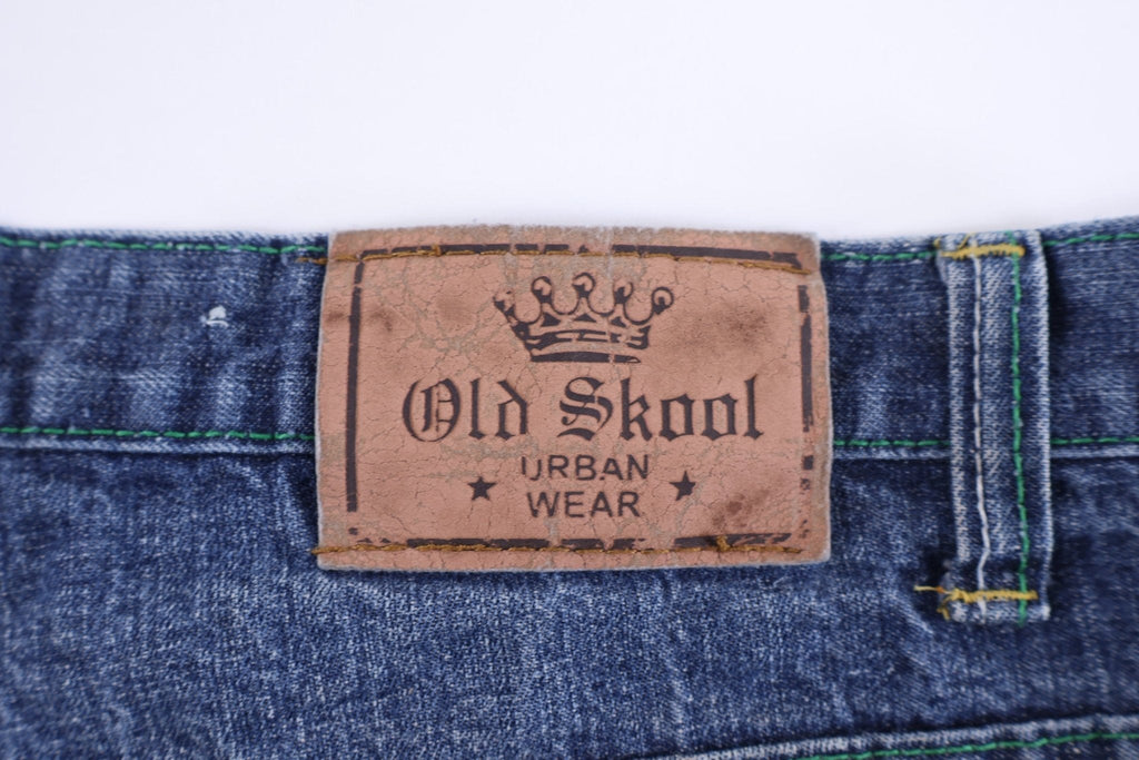 Y2K Old Skool Dark Wash Denim Shorts product image 3