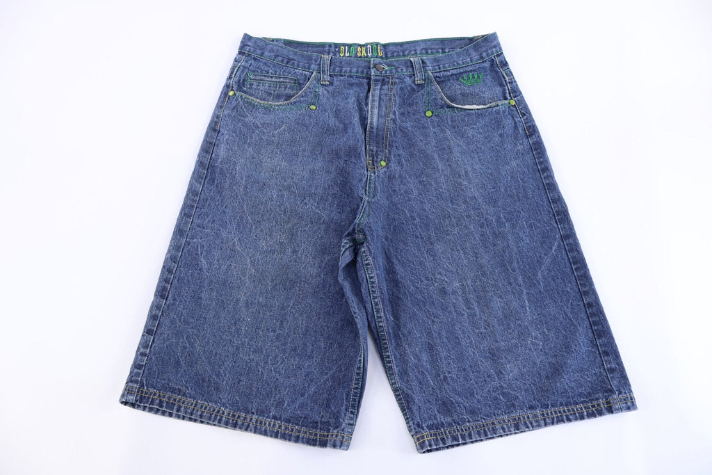 Y2K Old Skool Dark Wash Denim Shorts product image 2