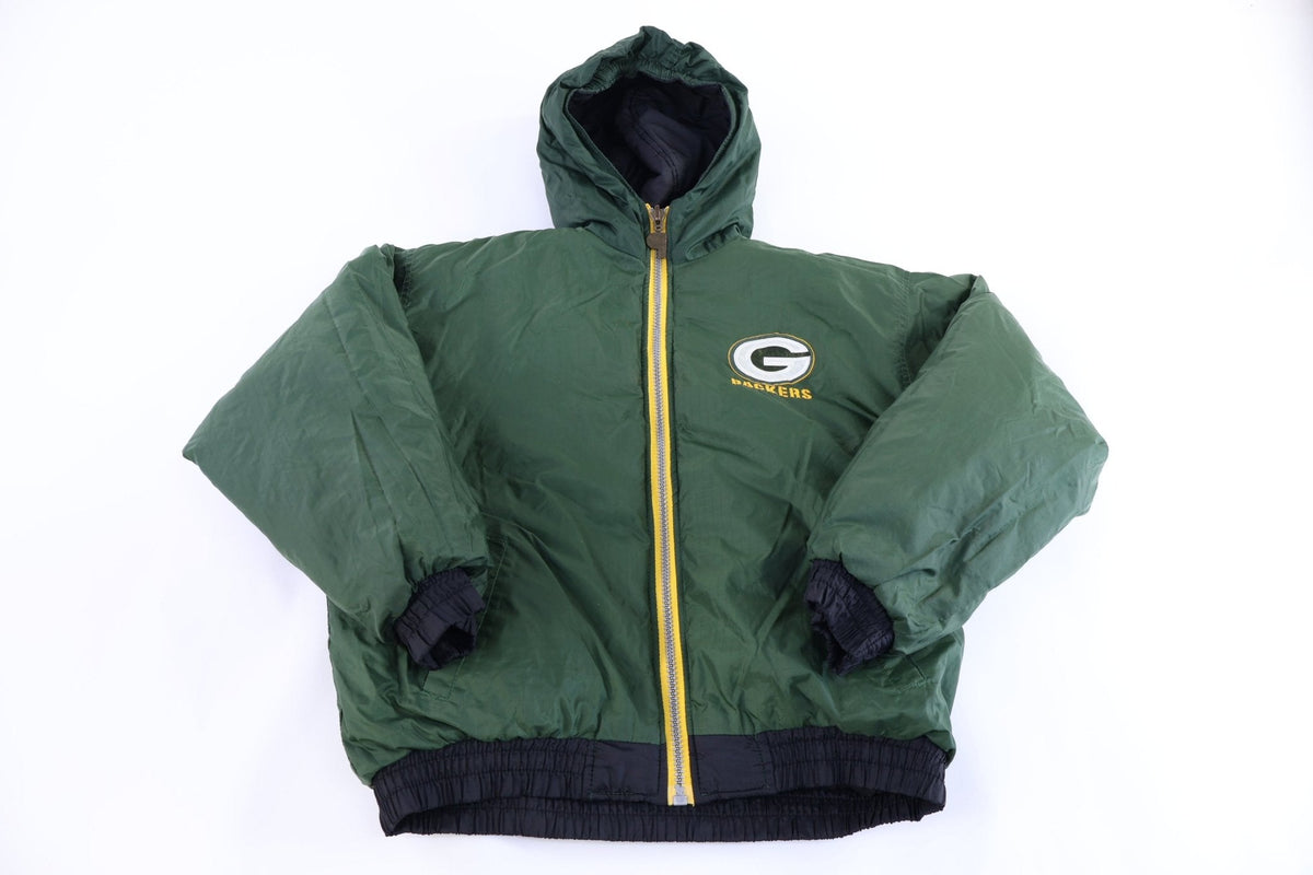 Youth 90's Green Bay Packers Football Reversible Jacket product image 4