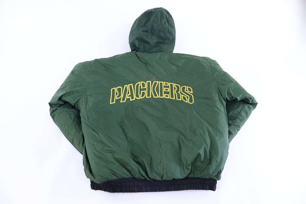 Youth 90's Green Bay Packers Football Reversible Jacket product image 3
